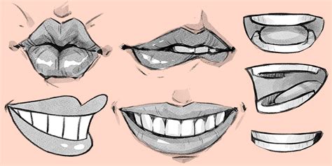 como dibujar una boca|como hacer bocas y labios.